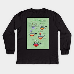 Recipe: Matar Paneer Kids Long Sleeve T-Shirt